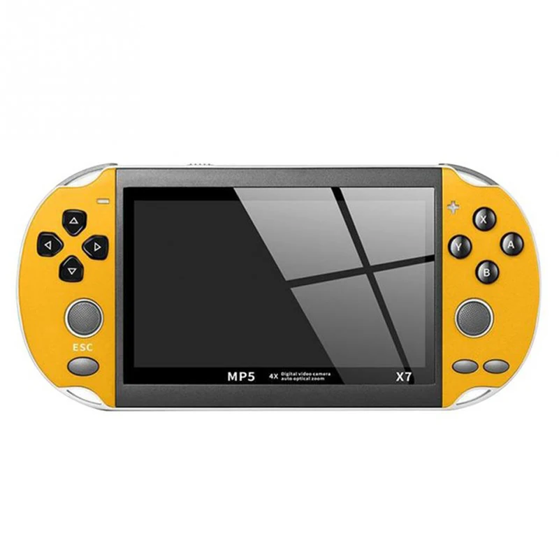 

X7 Handheld Game Console 4.3 Inch HD Large Screen 8G Double-rocker Classic Game Retro mini video game console, Black,red,white,dark blue,yellow...