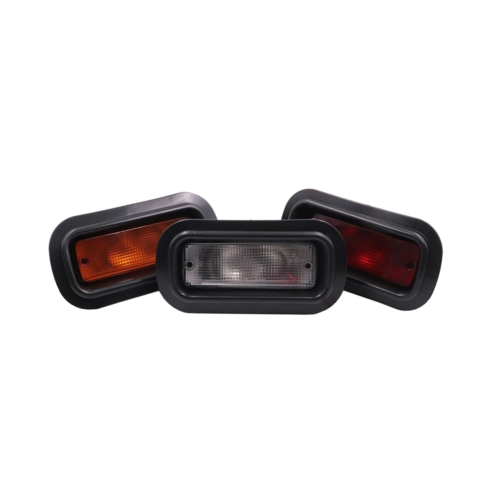 Universal For HONDA CIVIC DEL SOL CRX EF SI JDM EDM Custom  Red Lens Rear Bumper Fog Light F1 Brake light