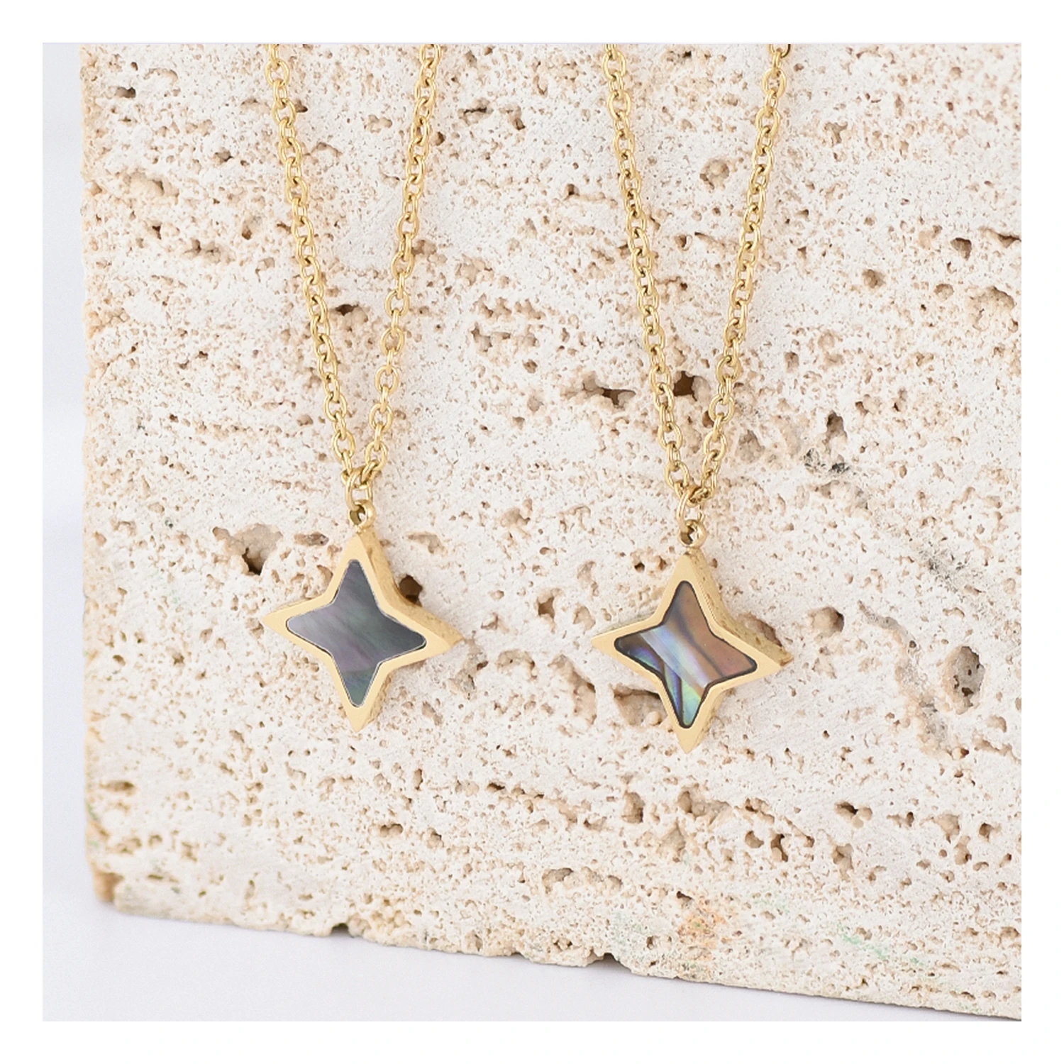 

Factory wholesale star necklace gold sign necklaces for lady