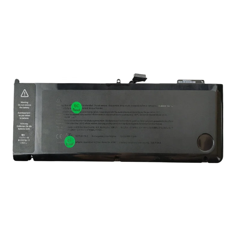 

A1286 A1382 U.S Thailand Best-seller 7000mAh 10.95V 77.5WH Laptop battery for apple Notebook battery & Li-polymer Battery