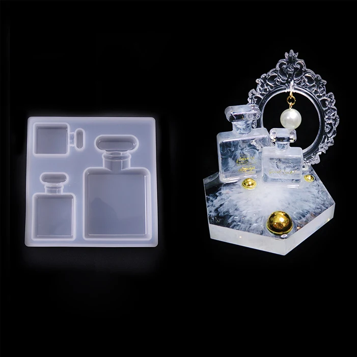 

Z47 DIY perfume bottle mold, crystal jewelry mold, resin mold hanger silicone mold, Random