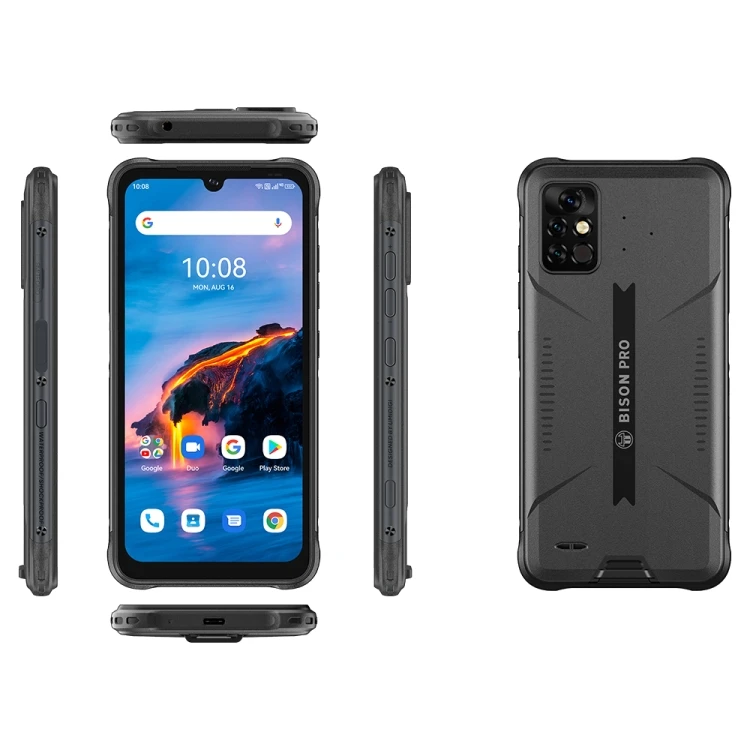 

Hot Sale UMIDIGI BISON Pro 8GB 128GB Rugged Phone Waterproof 6.3 inch IPS Screen Android 11 MTK Helio G80 Octa Core Mobile Cell