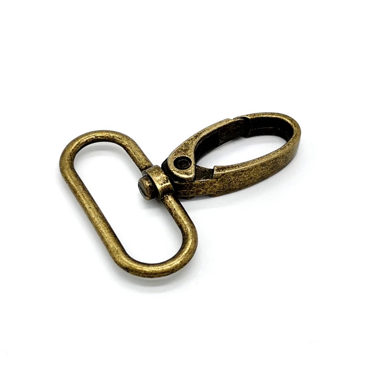 

Swivel Lobster Clasp Metal Snap Hook for Sling Bag Lobster Hook Bag with Metal Hook Claw, Bronze