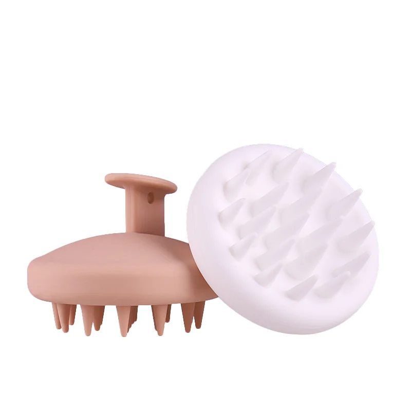 

Lohas Manual Hairbrush Silicone Hair Scalp Massager Shampoo Brush