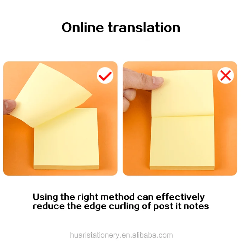 High Quality 12 Pads 6 Different Colors Colorful Regular Custom Sticky