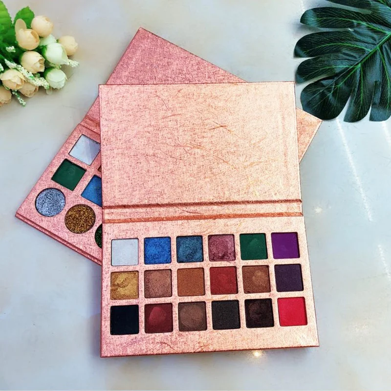 

Cruelty Free Vegan Natural Beauty Glitter Eye shadow Private Label Pigmented Eyeshadow Palette