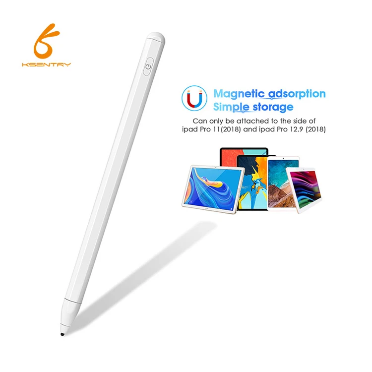 

2020 3rd Gen Hot Sale Active Capacitive Metal Stylus Pen For iPad & Tablet & iphone & Samsung, White & black