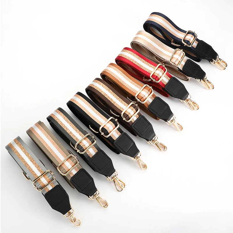 

Bag anti-gravity interchangeable straps lady's bag hardware accessories canvas strap woven roll custom jacquard shoulder strap