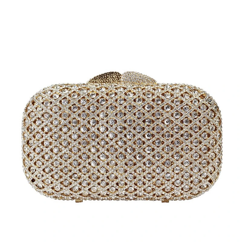 

Factory Women Clutch Bags Rhinestone Evening Ladies Clutches Wallet Chain Handbags Luxury Bridal Wedding Party Purse, As pictures
