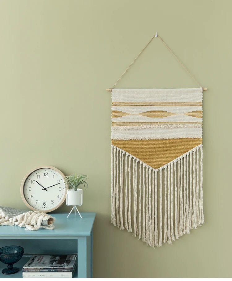 2019 Wholesale Geometric Tufting Tapestry Mats Custom Size Printed