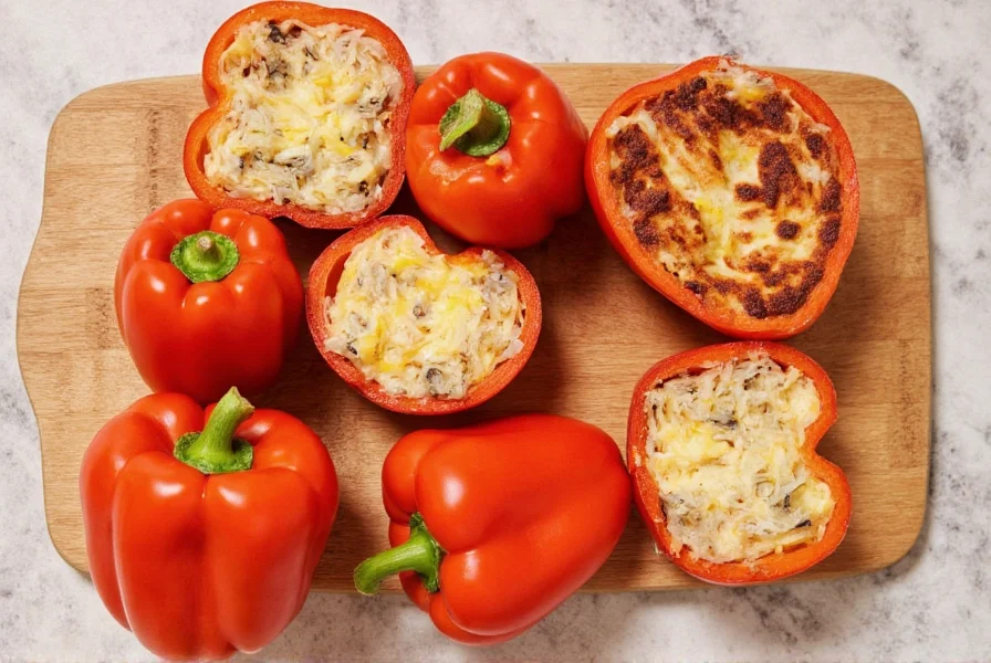 deconstructed stuffed pepper