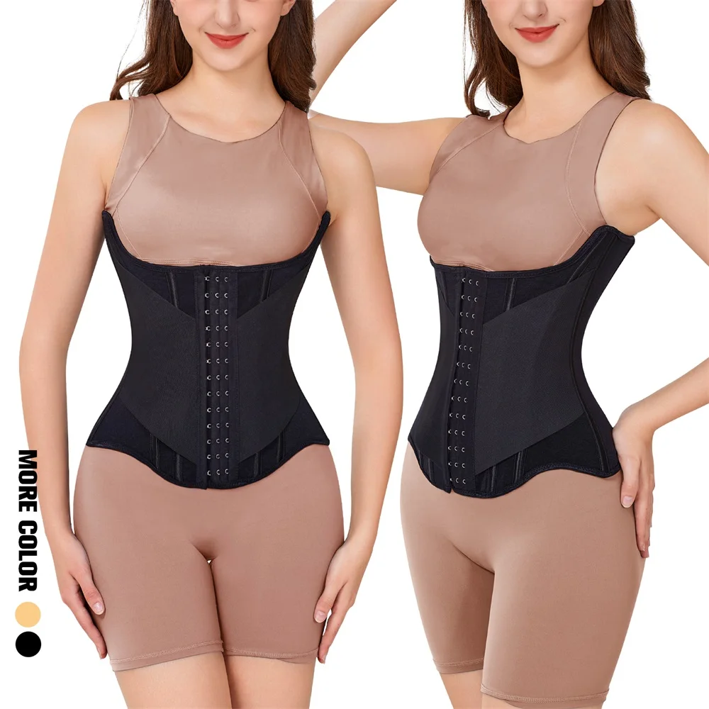 Women Shaping Corset Tummy Control Shaper Bilayer High Compression Female Trendy Shaping Body Waist Trainer Corset Shapewearr