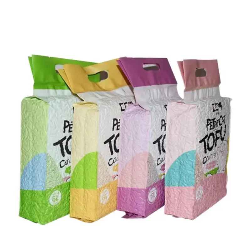 

Pet Factory Oem Wholesale Pet Cat Product Natural Eco Green Tea Peach Cat Litter Tofu Cat Litter