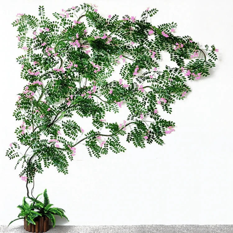 

Amazon hot sale Factory direct sale plastic simulation leaves custom size artificial leaves