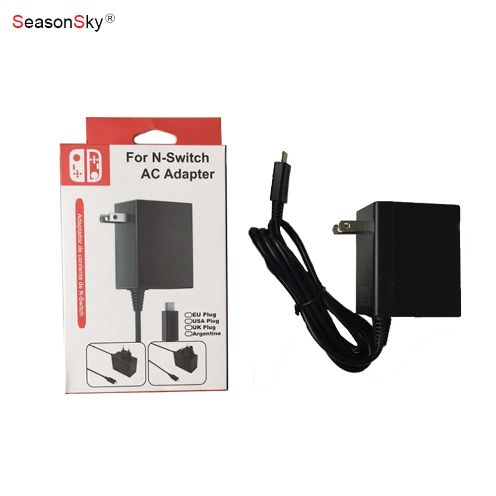 

Xixun Fast Charger 15V AC Power Adapter for Nintendo Switch Support Original Charger Dock, Black