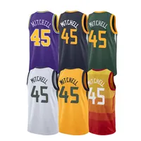 

Men's Donovan Mitchell Jersey Embroidery Basketball Uniforms High Quality #45 Donovan Mitchell Basketball Jersey