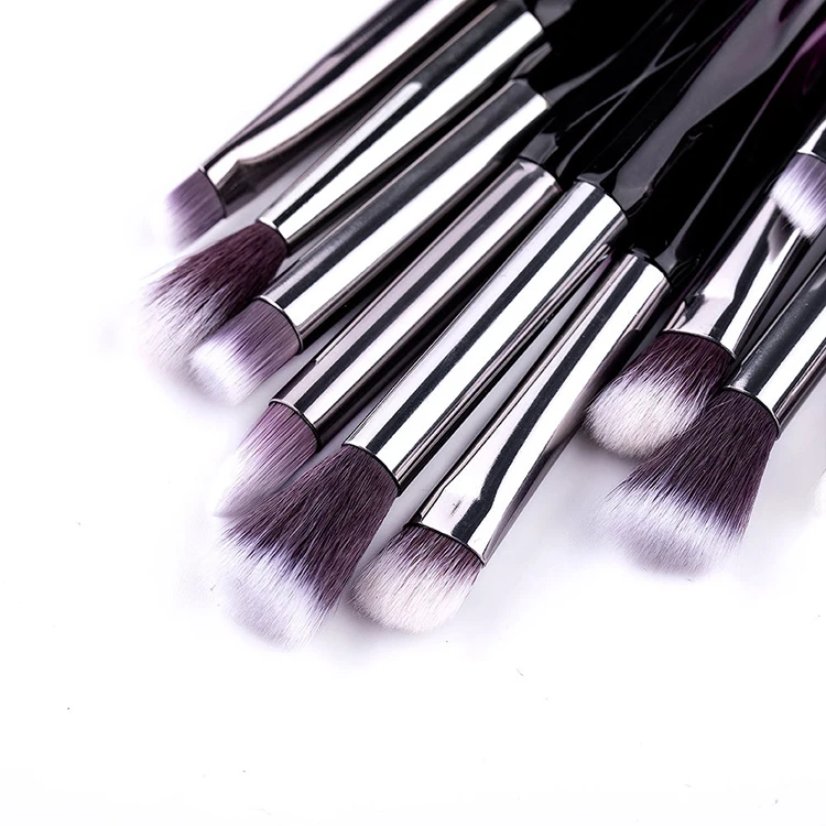 

marble hot fashion private label synthetic hair makeup brushes, Sliver