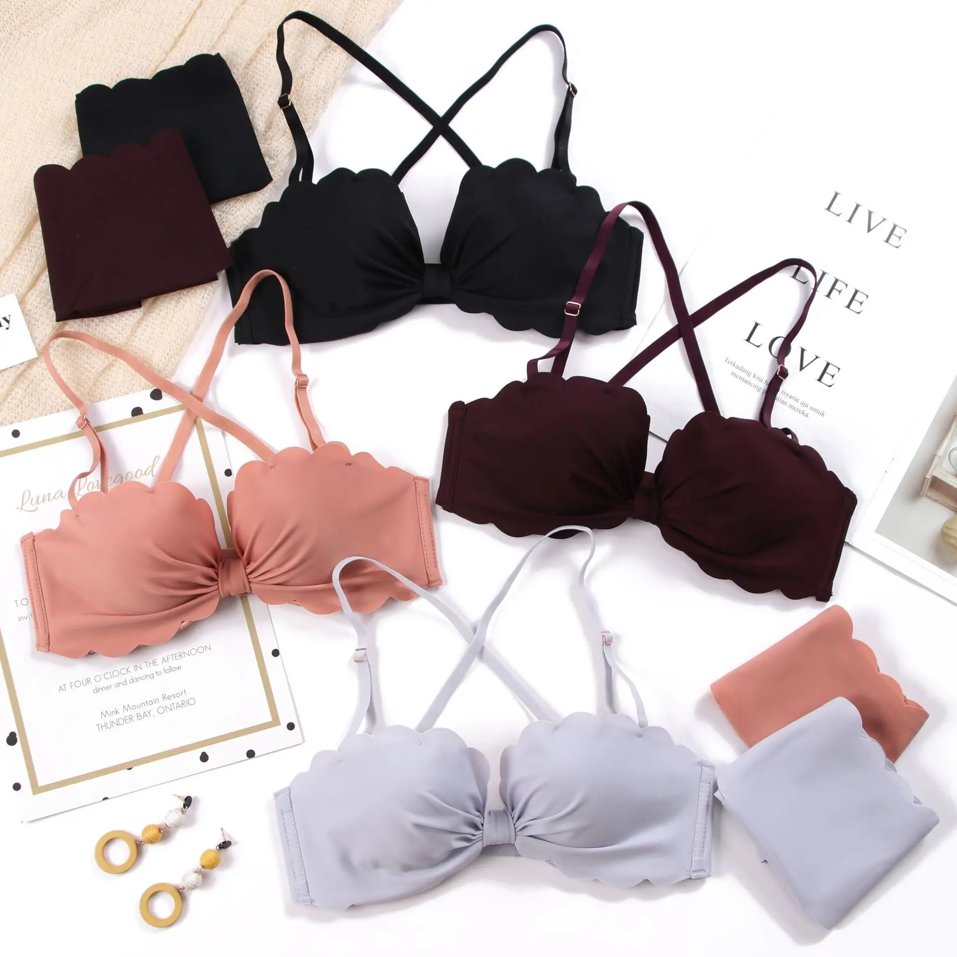 

Shopee hot sale Bra without wire for women