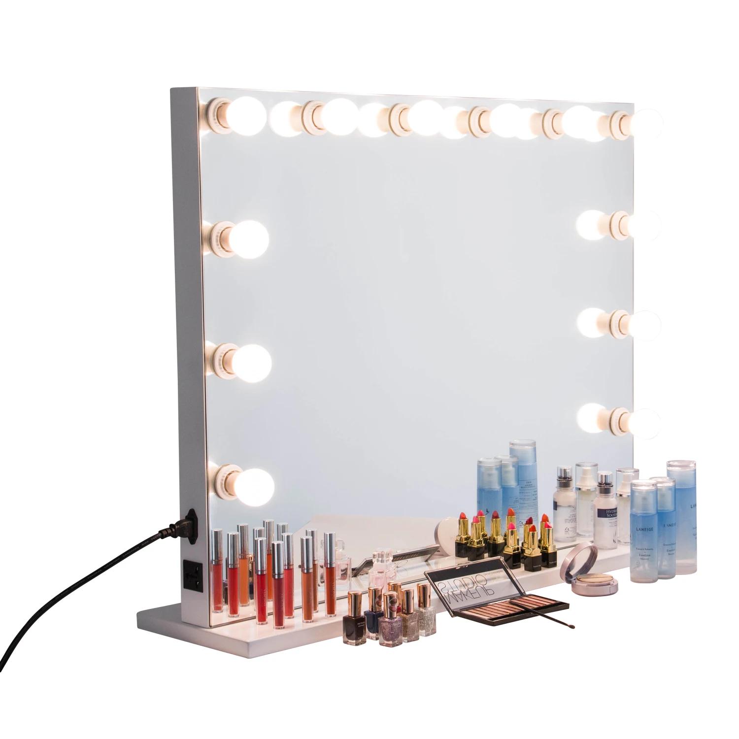 Professional Lighted Makeup Mirror Wall Mounted Mirror - Buy