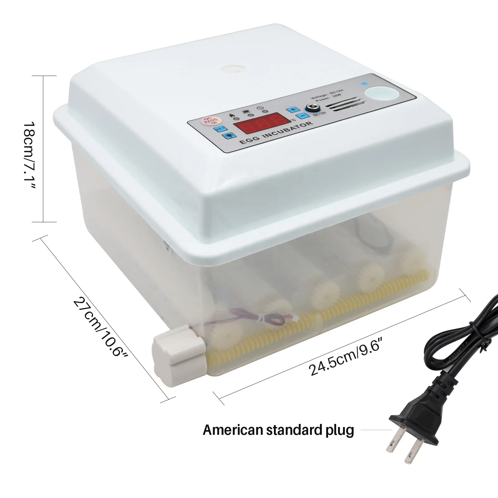 

Professional Mini 16 Holes Egg Incubator Poultry Incubation Equipment Chicken Ducks Digital Poultry Incubator