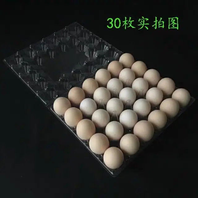 10 Types Disposable China oem folding plastic material and food use plastier egg tray blister