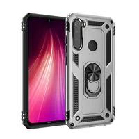 

Strong Protector Shockproof Cell Phone Case Finger Ring Mobile Cover For Redmi Note 8 New Phone Case With Kickstand