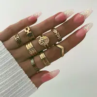 

Fashion womens gold rings set for women Wholesale N910151