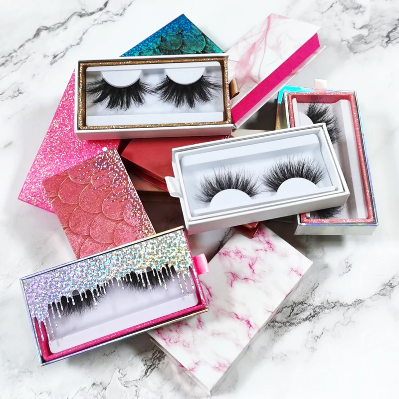 

3D Mink Eyelashes Vendor Custom Eyelash Packaging Lash Boxes Mink Lashes