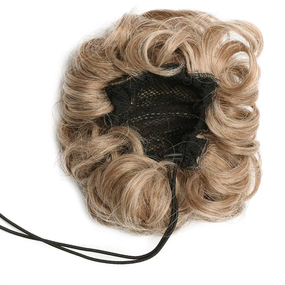 

Human Hair Messy Bun 100% Human Hair Layered Volume Hair Scrunchie