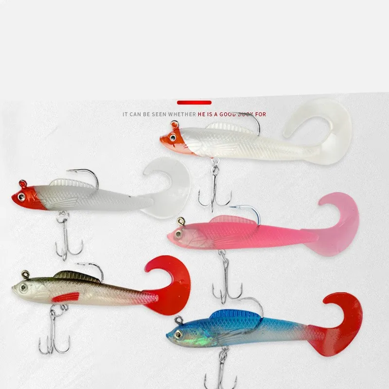 

Octopus Soft Simulation Bait mported 8.5CM 9g Squid Bait Sea Fishing Long Shot Big, Various