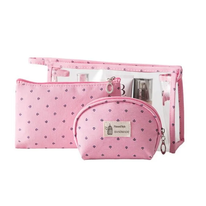 

Hot Sale New design cosmetic bag set of 3 cosmetic bag