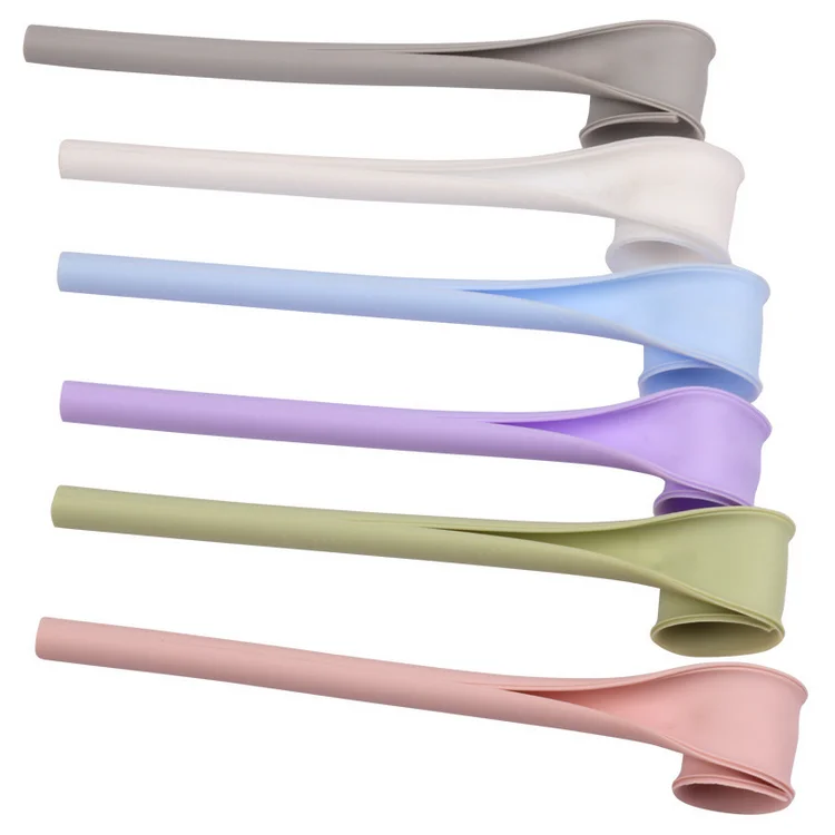

A159 High Quality Eco-friendly Detachable Drinking Straw Reusable Silicone Snap Straw