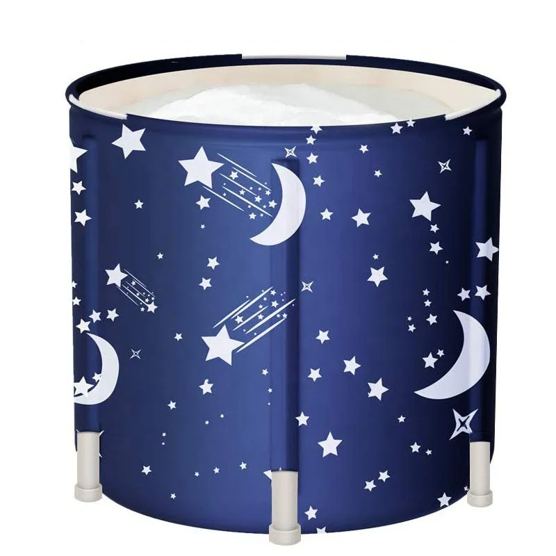 

2021 Popular Adult Inflatable Portable Folding Bath Tub Foldable 3 Layer High Quality PVC Portable Bath Tub, Blue