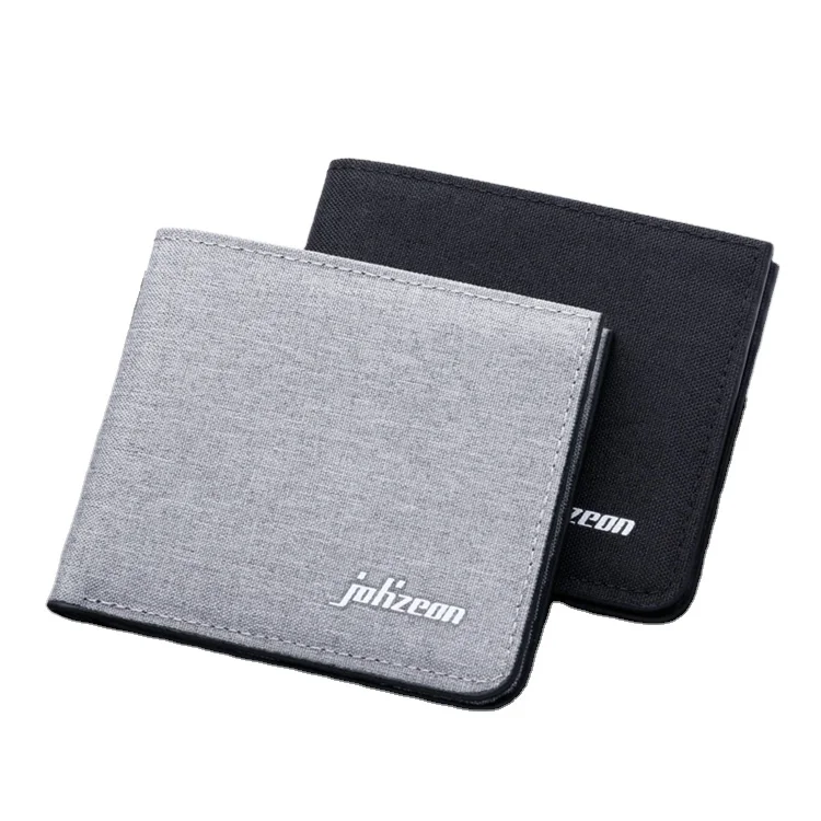 

High quality multifunctional unisex wallet credit card holder canvas fashion wallet, As picture