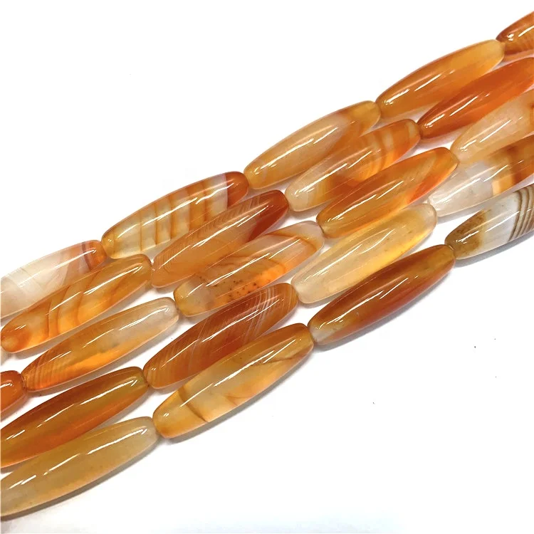 

High Quality Natural Oval Olives Shape Red Agate Beads for Jewelry Accessories, 100% natural color