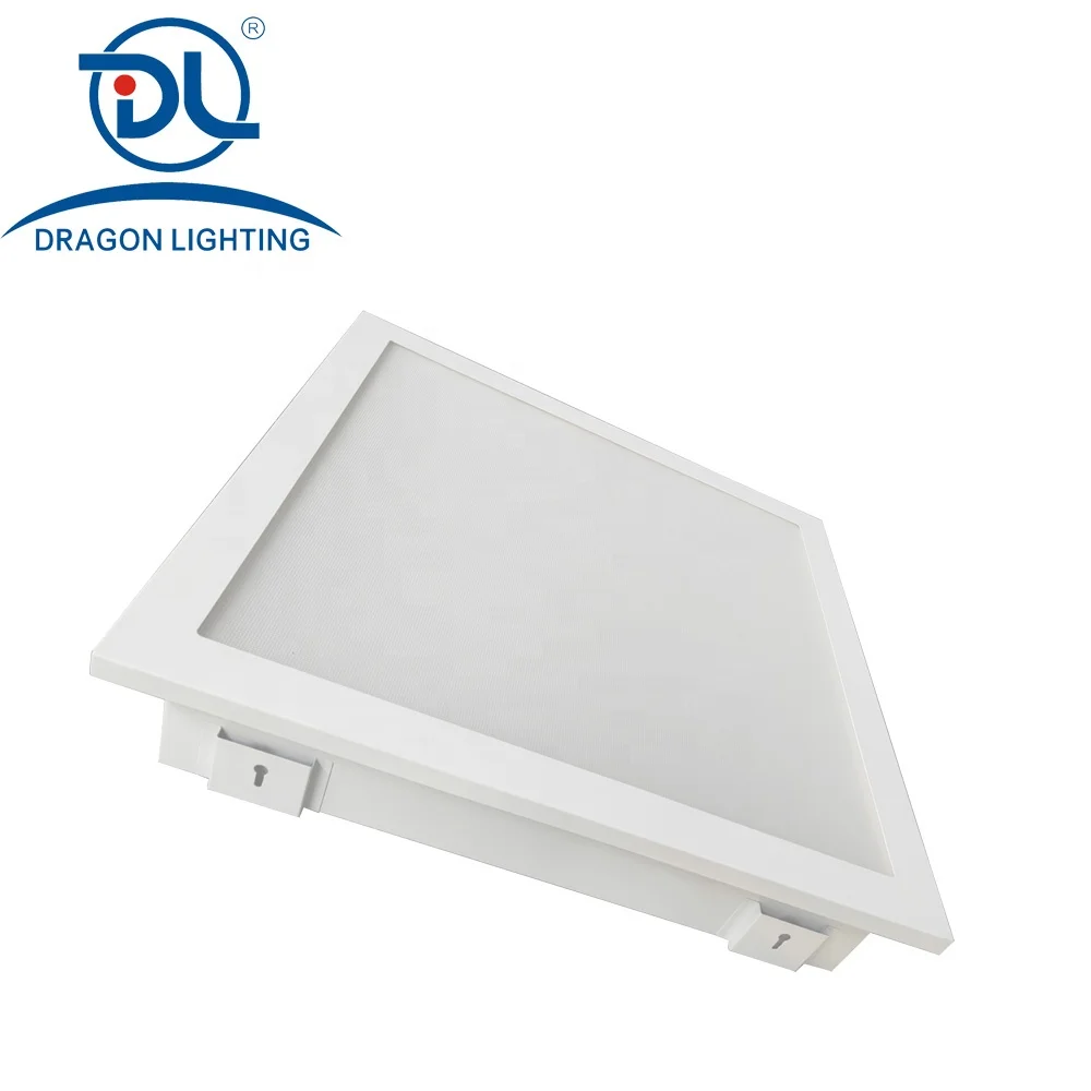 IP65 40W LED recessed panel light for Open office space hospital  meeting rooms  retail stores hotel