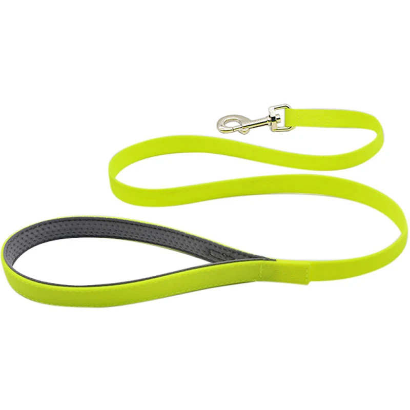 

New Arrival Fashion PVC Coated nylon soft padded metal hook Dog Training Leash, All colors can be customed