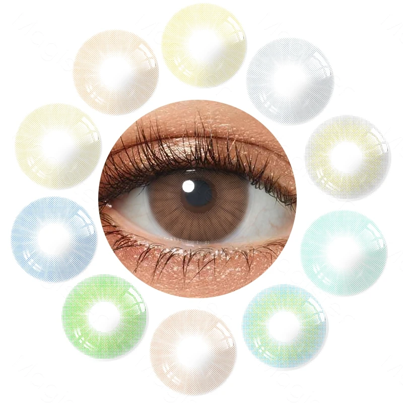 

TOP 1 Natural Hidrocor eye contact lenses Wholesale soft colored contacts for big eye lenses Fresh go colour eye contact lens