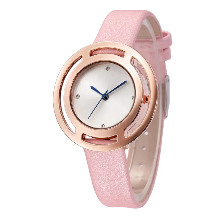 

2021 Leather Strap Fashion Simple Ultra-Thin Quartz Elegant Wristwatch