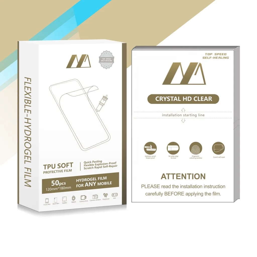 

TPU hydrogel mobile phone film for iphone for apple watch screen protector