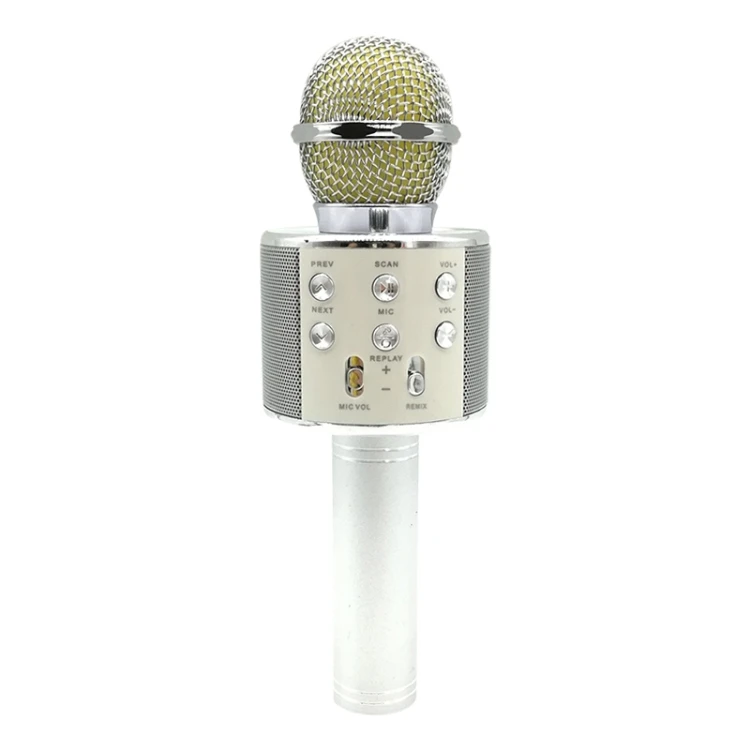 

Metal High Sound Quality Handheld KTV Karaoke Recording BT Wireless Microphone