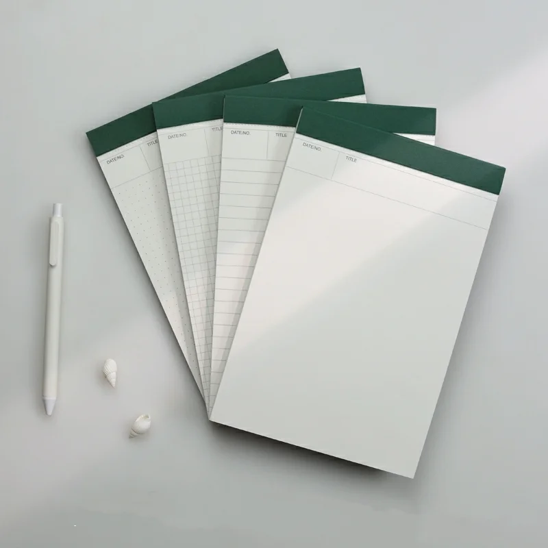 

Customized Office Lined Blank Plain Paper Writing Notepad Memo Pad With Logo Silver Gold Stamping A4 A5 Student Sketchbook, As per picture or as per requirement