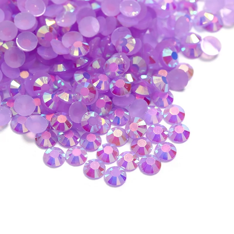 

Wholesale Full Size crystal AB Flatback resin rhinestone colorful Resin Non Hot Fix Rhinestones for craft decoration