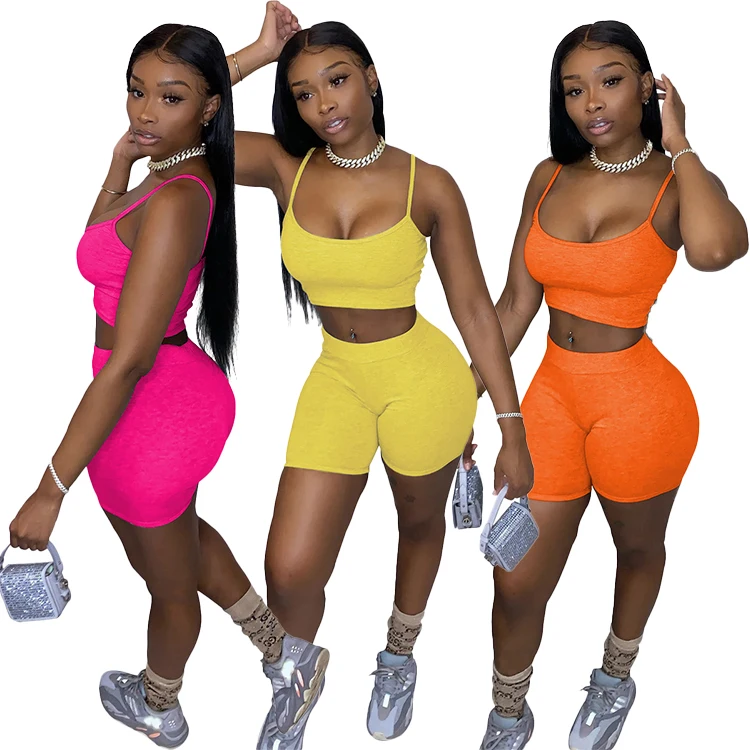 

S-XL classy clothes nude clothing short pants two piece 2 piece set women