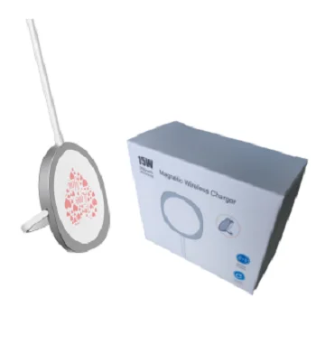 

2 in 1 wholesale 15w magnet slim i phone wireless fast charger for apple
