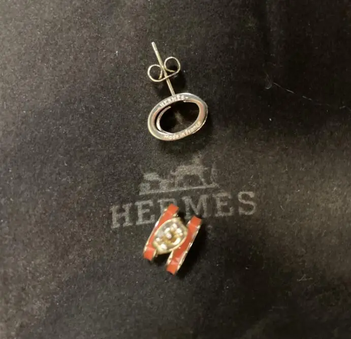 

best seller 2021 New Best Seller 2pcs H Rose Gold Pop H Earrings, Rose,silver