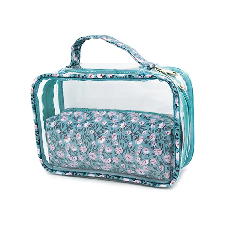 

PVC cosmetic transparent travel bag skin care wash lazy people convenient wash bag