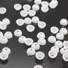 Hot Newest Product Plastic Solid Half Sphere White Opaque Beads for Manufacture Hair Band Connection Stickers