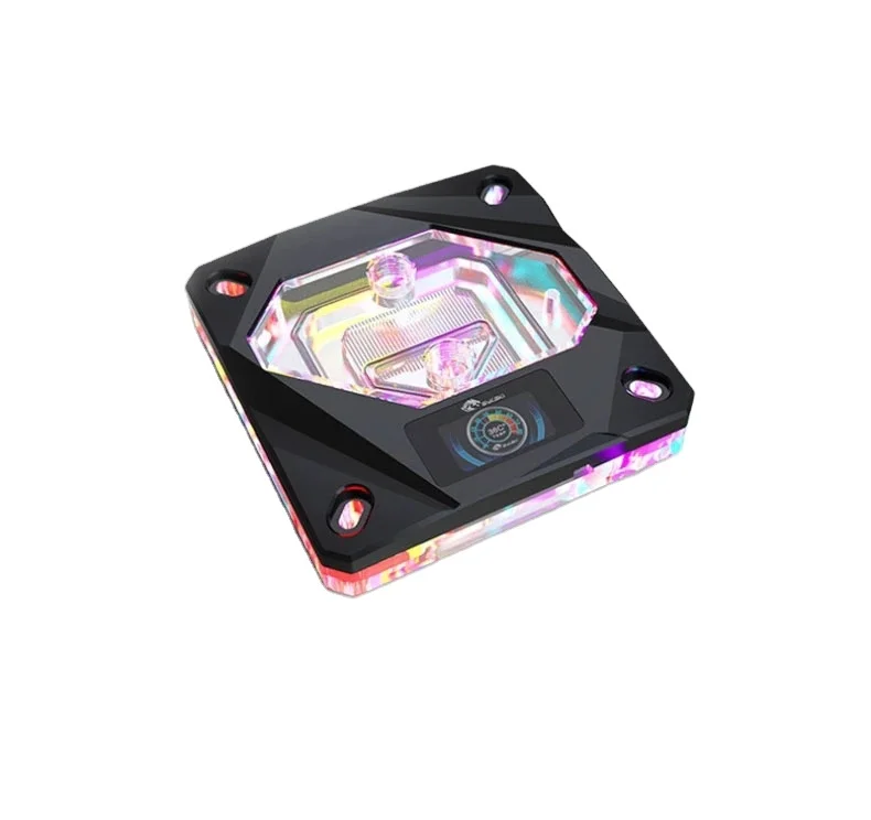 

Bykski CPU Water Block With OLED Temperature Display For INTEL LGA1150/1151/1155/1156 2011 X99Water Cooler A-RGB CPU-FIRE-ON-I, Black