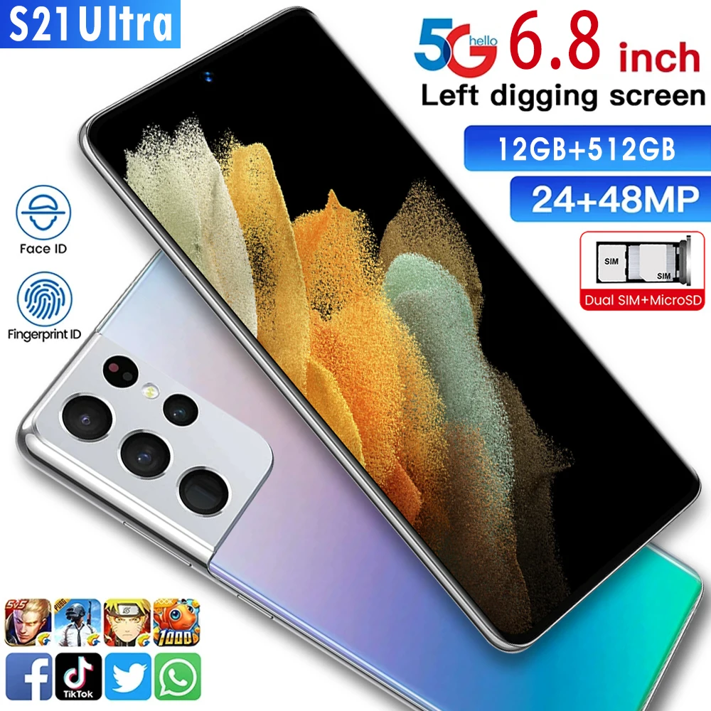 

Factory direct sale Android smartphone 12GB + 512GB 5G mobile phone 5600mAh mobile phone